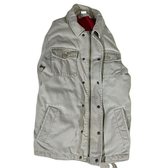 Talbots Boys Jacket Beige Lined Pockets Collared Snap Zipper 100% Cotton 16 - Picture 12 of 12